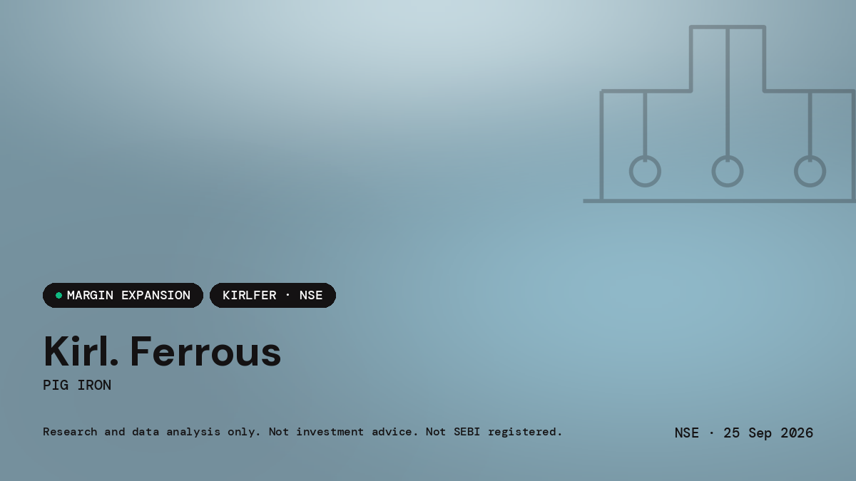 Kirl. Ferrous — market news